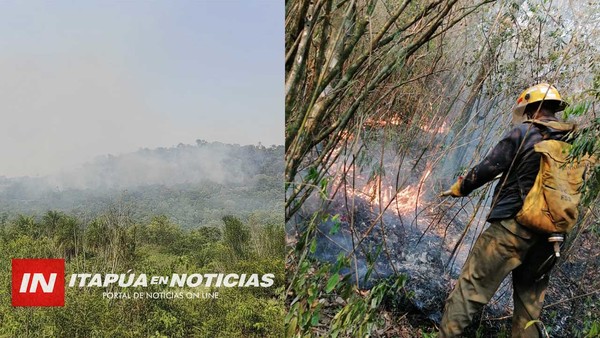 CERROS DE TRINIDAD SE INCENDIAN Y PONEN EN RIESGO EMBLEMÁTICA RESERVA