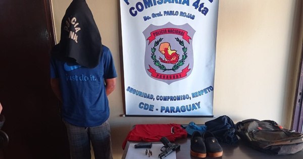 La Nación / Enfrentamiento con policías resulta en dos detenidos y uno de ellos fue herido