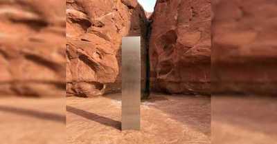 Descubren un misterioso monolito de metal en el desierto de Utah - C9N