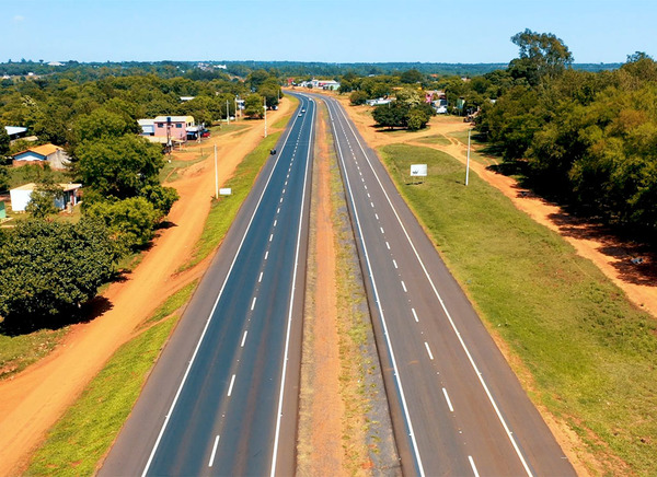 Ruta PY02: habilitarán en ambos sentidos primer sector duplicado en Caaguazú