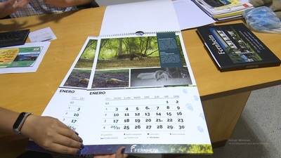 Arman calendario con temática faunística