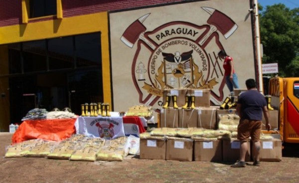 Llegaron nuevos equipamientos de Bomberos adquiridos con colecta anual