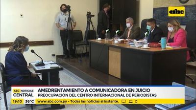 Centro Internacional de Periodistas, preocupado por amedrentamiento a comunicadora en juicio - ABC Noticias - ABC Color