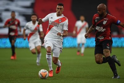 Con Rojas en el banco, River consiguió un empate ante Paranaense