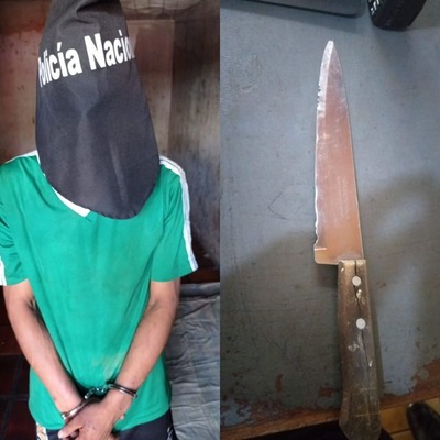 Atrapan a exconvicto armado con Cuchillo en la plaza La Paz de CDE