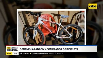 Detienen a ladrón y comprador de una bicicleta robada - ABC Noticias - ABC Color