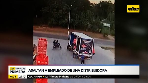 Asaltan a empleado de una distribuidora en Areguá - ABC Noticias - ABC Color