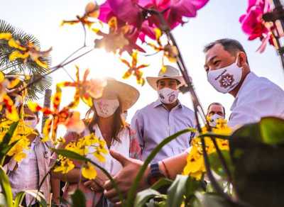 Habilitan Expo Feria de Orquídeas en San Lorenzo