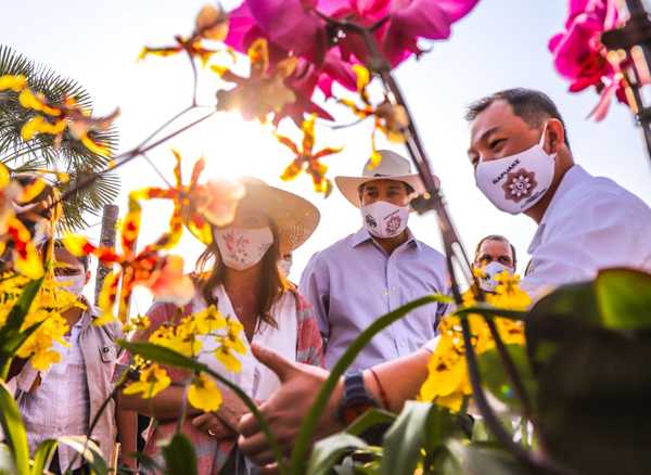 Habilitan Expo Feria de Orquídeas en San Lorenzo