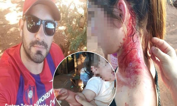 Mujer con su hija de 10 meses en brazos es golpeada brutalmente por su expareja – Diario TNPRESS