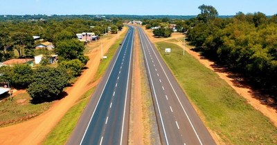 La Nación / Culminan tramo de la ruta PY02 en zona de Caaguazú
