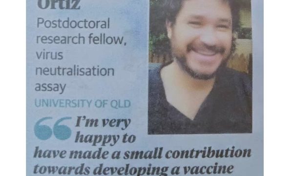 El paraguayo que investiga en un laboratorio de Australia la vacuna contra el COVID-19