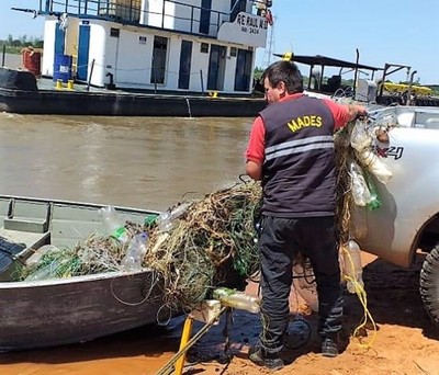 En plena veda, retiran cantidad de espineles suficientes para vaciar de peces el río Paraguay - La Mira Digital