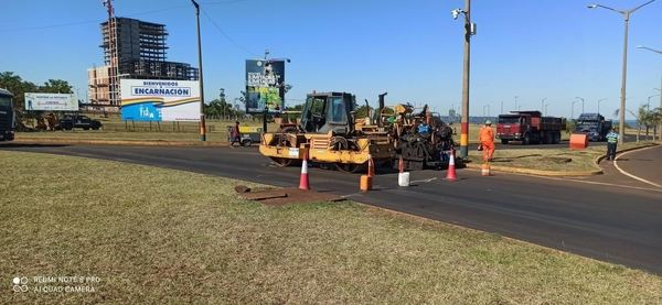 TRABAJOS DE MEJORAMIENTO DE LA RUTA PY01 LLEGAN A ENCARNACIÓN