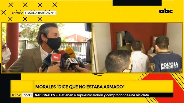 Papo Morales no estaba armado, según su abogado - ABC Noticias - ABC Color