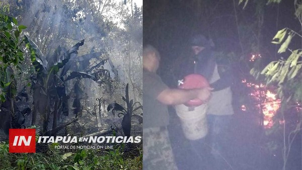 ASISTENCIA MUNICIPAL PARA BOMBEROS EN SAN COSME.