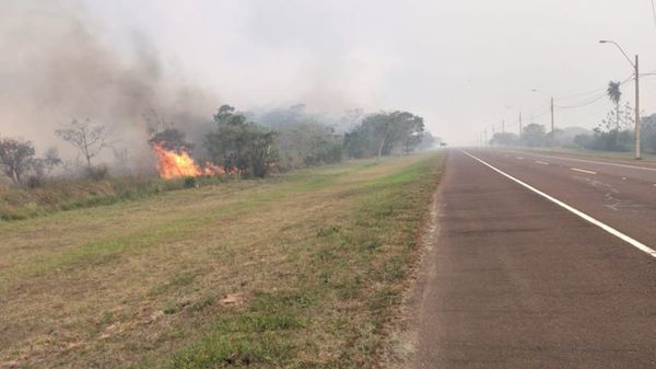 Fuego avanza sin tregua en isla Yacyretá - Nacionales - ABC Color