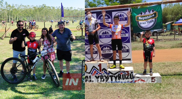 CON SÓLO 7 AÑOS, NIÑO ITAPUENSE CAUSÓ FUROR EN COMPETENCIA DE MTB EN VILLARRICA