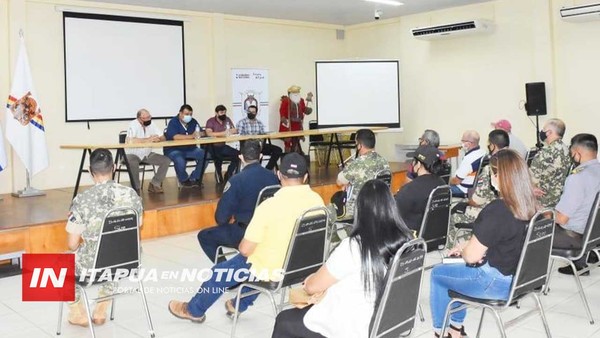 COORDINAN SEGURIDAD DE CARA AL RALLY EN CARMEN DEL PARANÁ.