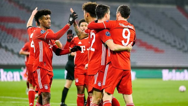 Bayern Múnich asegura la primera posición y está en octavos