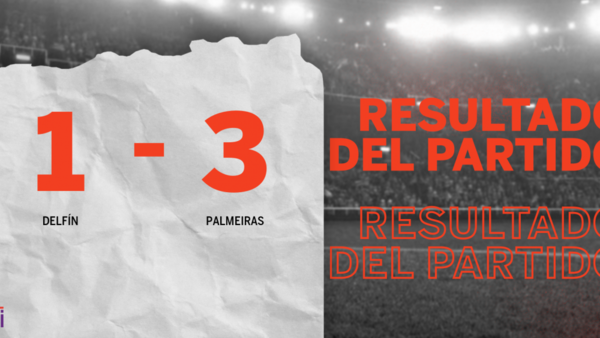 Palmeiras goleó a Delfín en su casa por 3 a 1