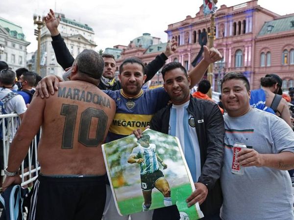 Comienza el velorio de Maradona en la Casa de Gobierno de Argentina