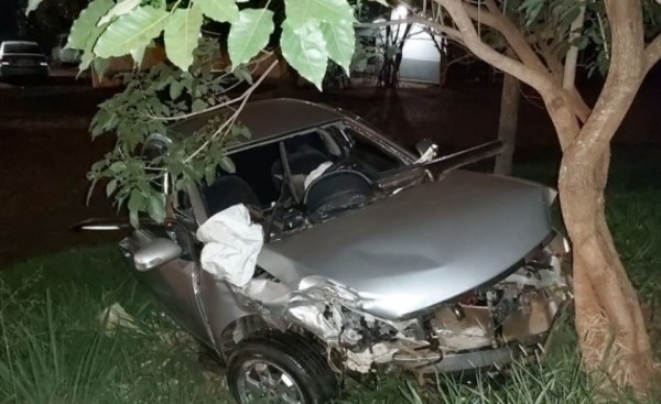 Realizó el retorno sobre la Ruta PY 02 y fue embestido por otro rodado