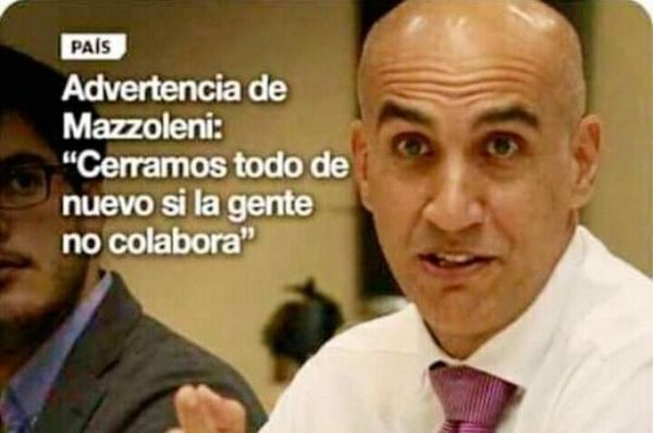 Ministro de Salud amenaza con cerrar todo de nuevo si la gente no colabora