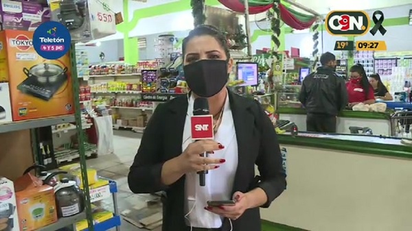 Banda de asaltantes atacó un supermercado en Lambaré - C9N