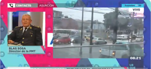 HOY / Blas Sosa, director de la PMT de Asunción: "Este temporal nos tomó por sorpresa"