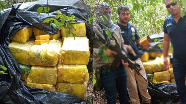 Incautan cargamento de presunta marihuana a orillas del río Paraná en Panchito López
