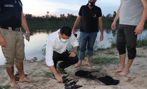 HOY / Hallan en el fondo del río armas que serían de “Papo” Morales