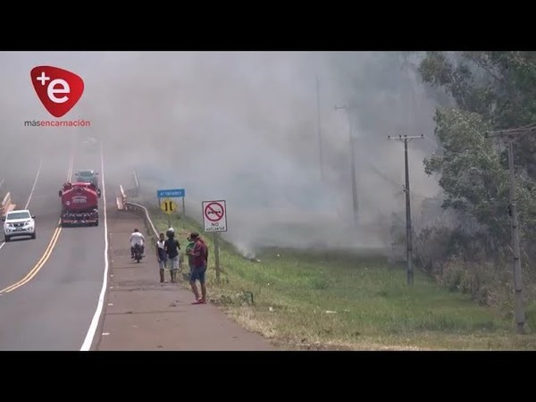 INCENDIO EN ZONA DE PICADA BOCA AMENAZÓ A PROPIEDADES