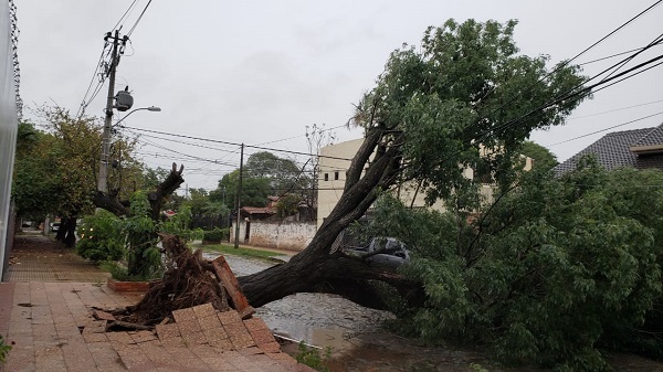 Temporal deja sin energía a 120 mil usuarios de la ANDE