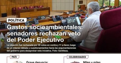 La Nación / LN PM: Las noticias más relevantes de la siesta del 26 de noviembre