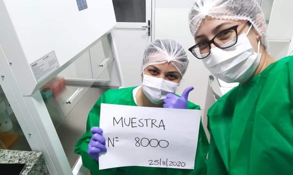 Laboratorio de Alto Paraná llega a 8.000 muestras procesadas