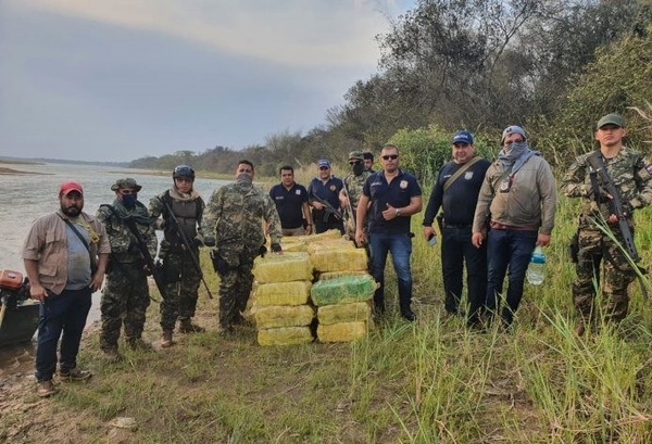 Hallan más de 1.200 kilos de marihuana en controles por veda