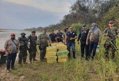 Hallan más de 1.200 kilos de marihuana en controles por veda en Yabebyry