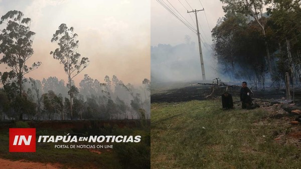 INCENDIO SIN PRECEDENTES EN TRINIDAD DEJA GRAN PERJUICIO NATURAL.