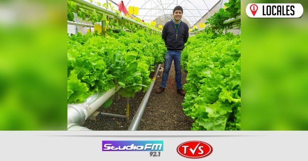 JOVEN EMPRENDEDOR INCURSIONA EN EL RUBRO DE LA HORTICULTURA