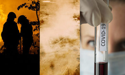 Incendios, humo y Covid