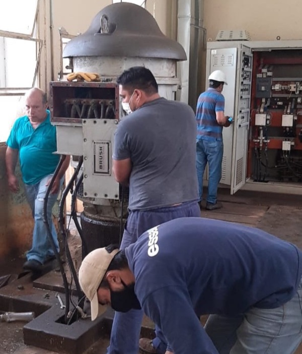 Essap renueva bomba en planta de tratamiento y proyecta más inversiones
