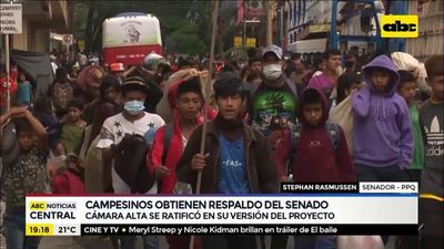 Campesinos tienen respaldo del senado - ABC Noticias - ABC Color