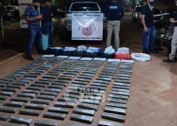 Desconocidos abandonan marihuana tras persecución policial en Pedro Juan