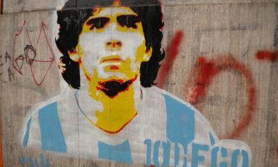 La historia detrás de la pintura que homenajea a Maradona en Siria