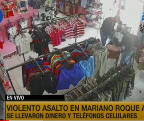Violento asalto en Mariano Roque Alonso