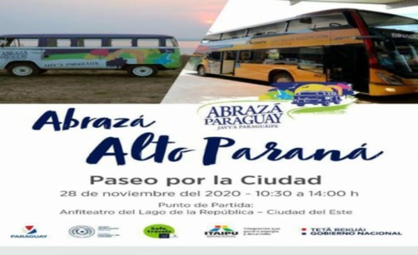 "Abrazá Alto PAraná" será presentada este sábado por la Senatur