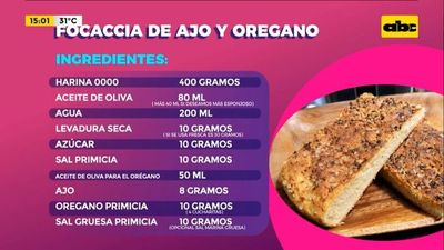 ¡Hoy cocinamos Focaccia de ajo y orégano! - Ensiestados - ABC Color