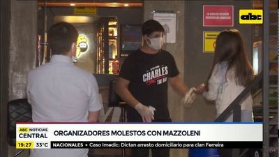 Organizadores molestos con Mazzoleni - ABC Noticias - ABC Color
