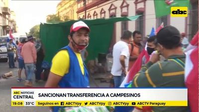 Diputados sanciona transferencia a Campesinos “Piqueteros” - ABC Noticias - ABC Color
